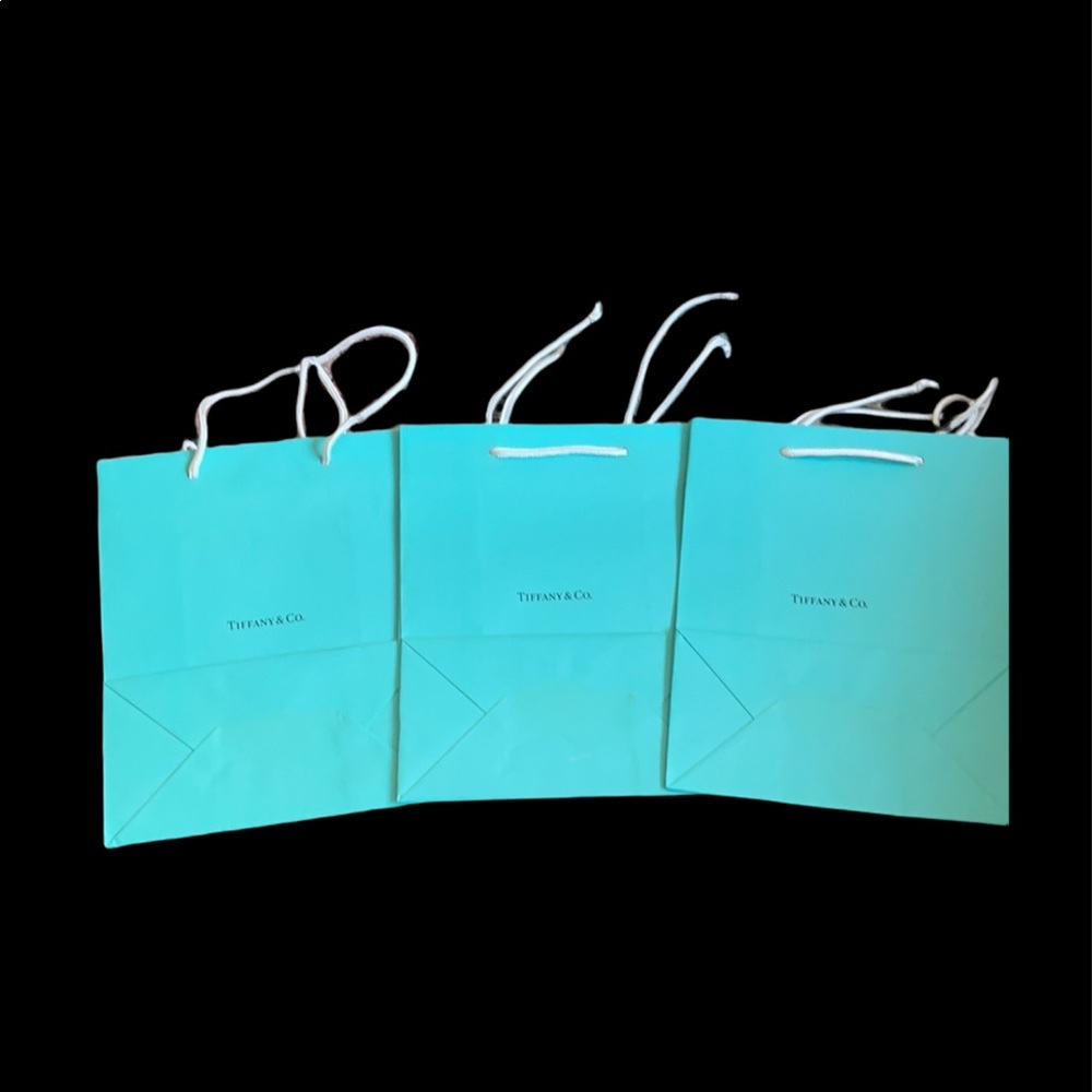 Tiffany & Co. Gift Bag Bundle (3)8x9.75 each
